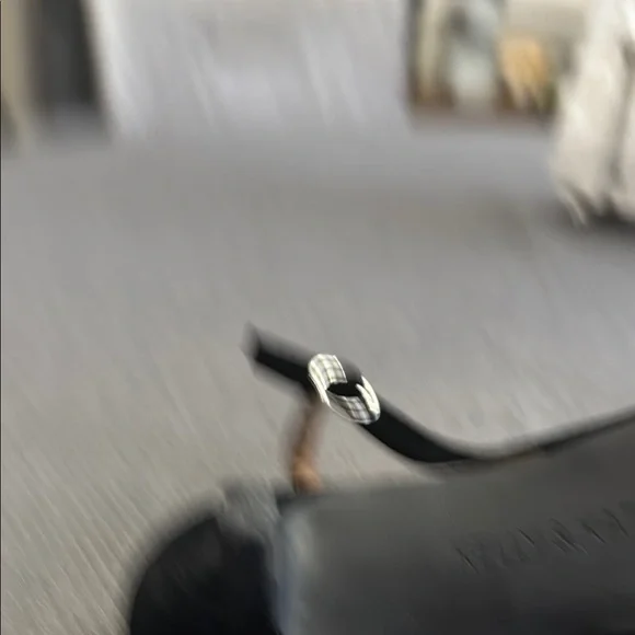 Black Heels with Pearl Embellishments - Picture 4 of 6